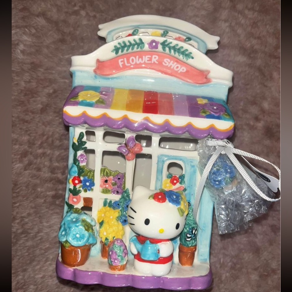 Hello kitty flower shop shoppe ceramic